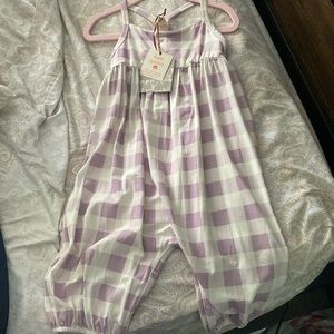 gingham 18-24 month pant onsie